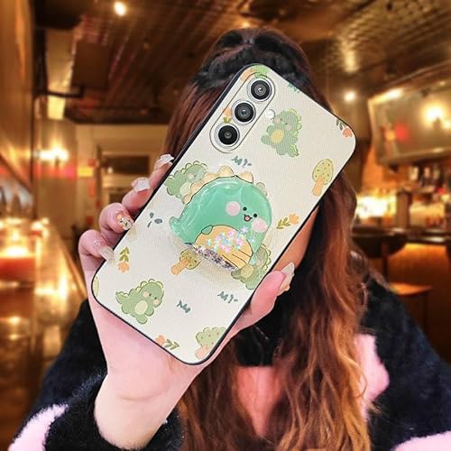 Phone Case Compatible with Samsung Galaxy S26, Drift Sand Quicksand Anti-knock Dirt-resistant TPU Kickstand Anti-dust Cute Water