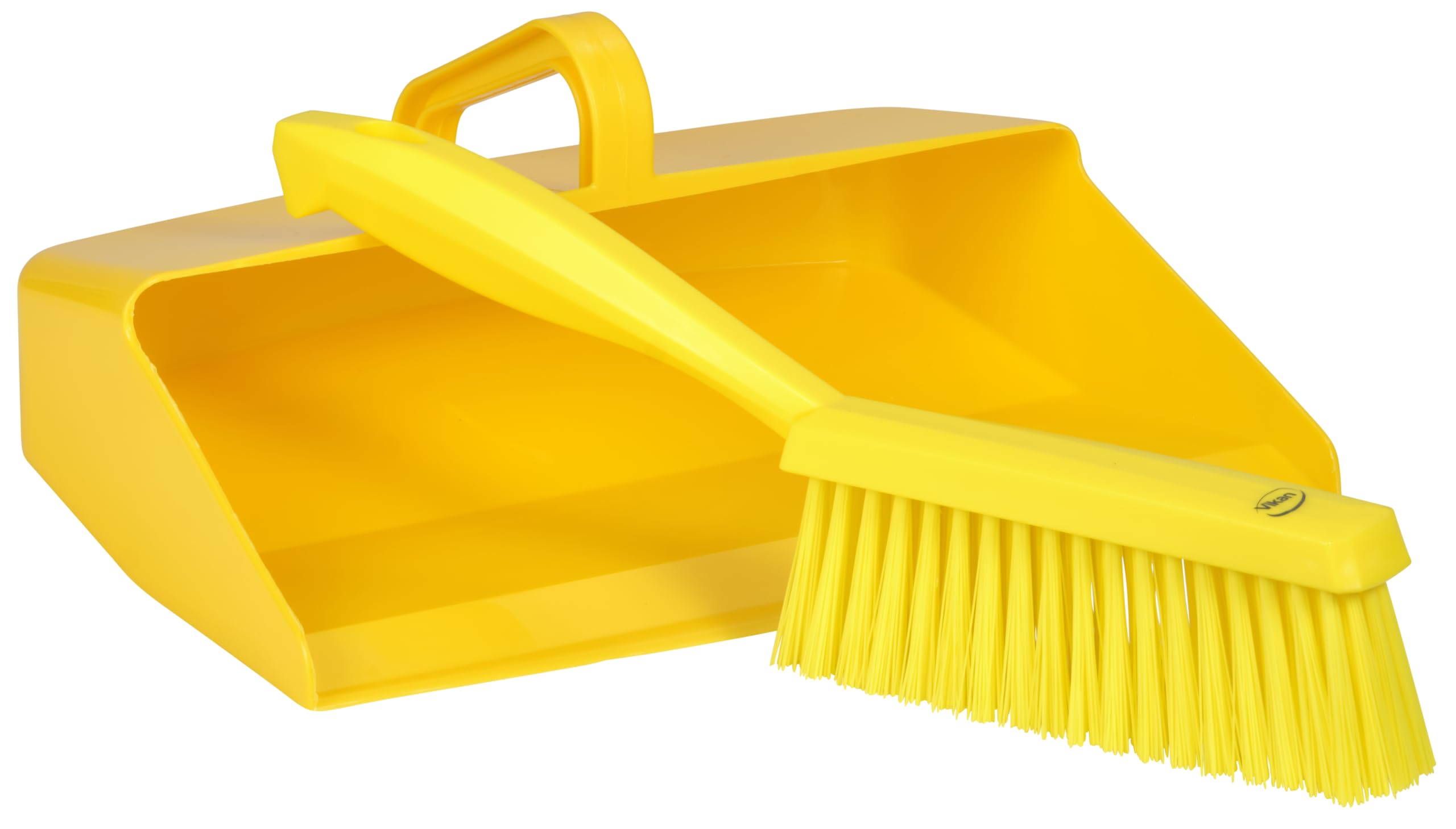 Vikan A/S Dustpan and Brush, Yellow, 300 mm