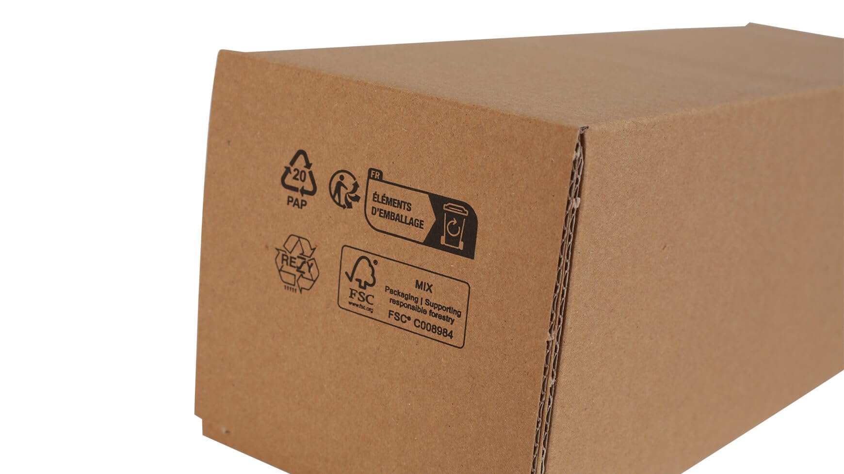 80x Versandhülse Posterbox selbstklebend 530 x 110 x 110 mm B2 Selbstklebestreifen Braun