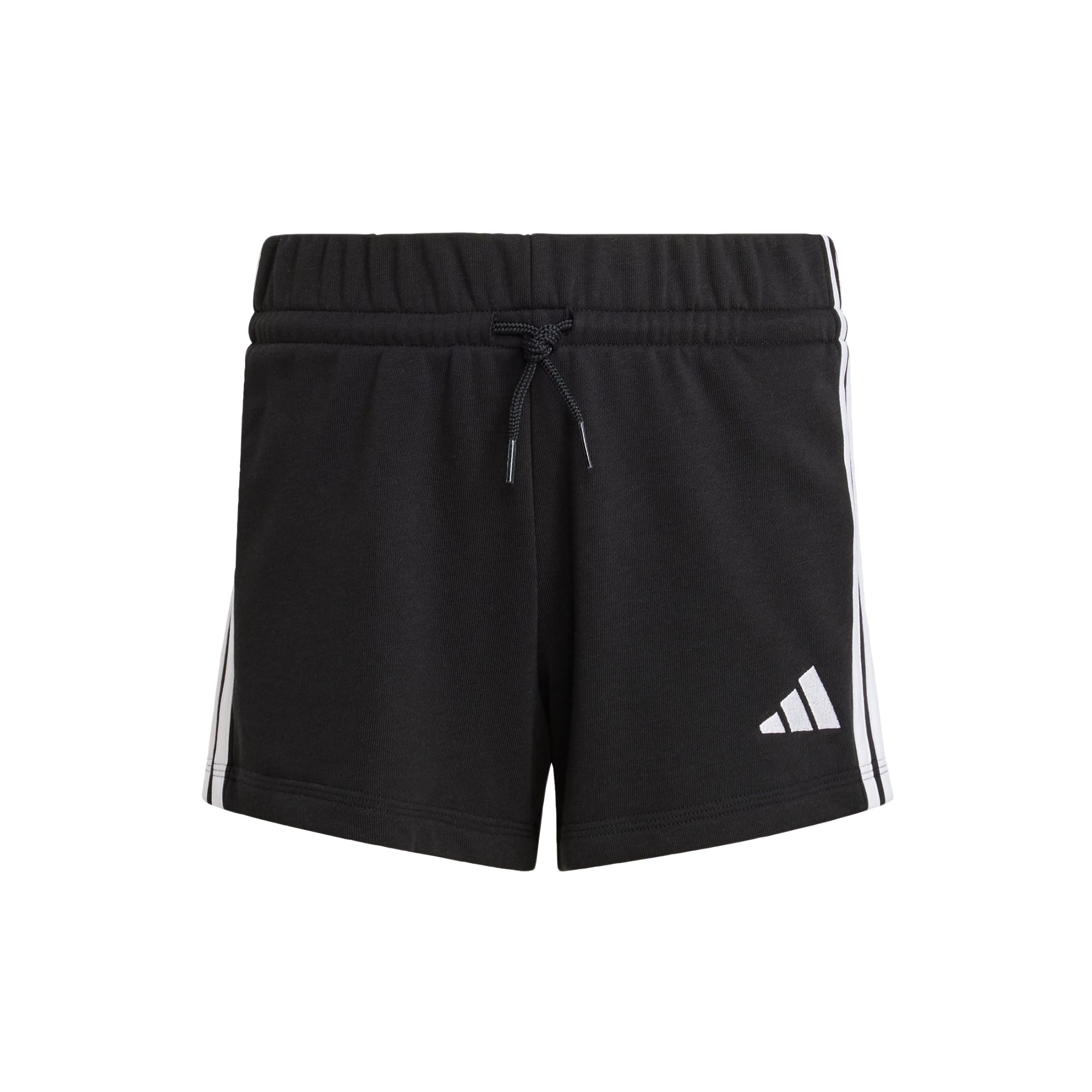 adidas Girl's Essentials Shorts, Black/White, 7-8 Years