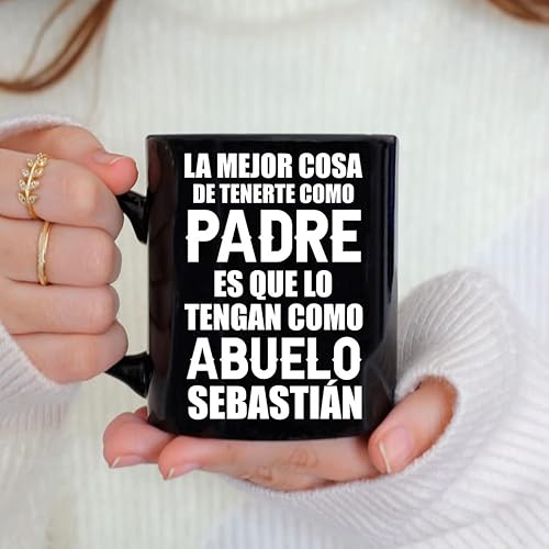Miniatura 6 de La Mejor Cosa De Tenerte Como Padre Es Que Lo Tengan Como Abuelo Taza Personalizados Regalos Del Dia Del Padre Cumpleaños Acción De Gracias
