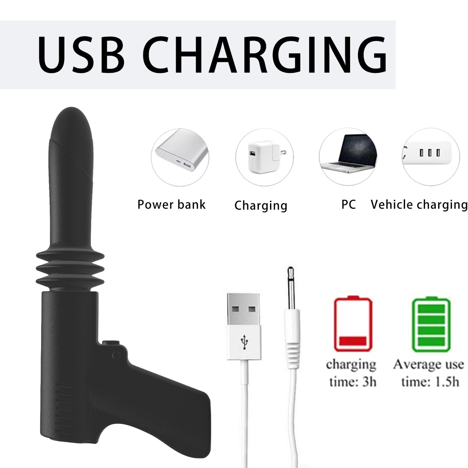 Vibreur Jouets sexuels pour adultes, gode rétractable automatique, pistolet sexuel, masturbateur Anal, hommes et femmes, Vibration du point G, jouet sexuel rétractable