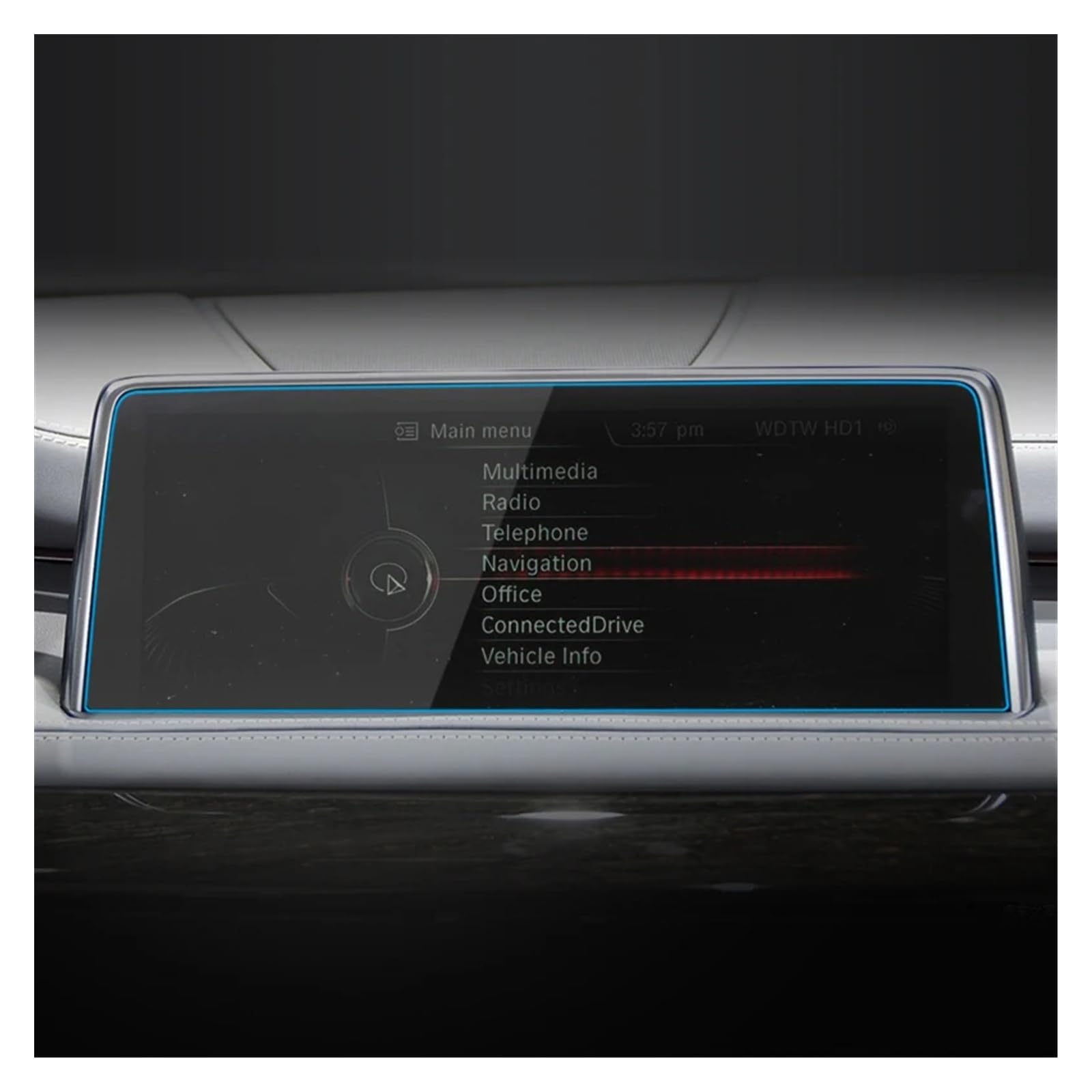 10,3 Pouces Pour 2014 2015 2016 2017 2018 Pour BMW Pour X5 Tableau Bord Navigation Membrane Voiture GPS Affichage Verre Trempé Écran Protecteur Film Navigation Protection D'écran Film