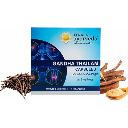 Kerala Ayurveda Gandha Capsules - 100ct