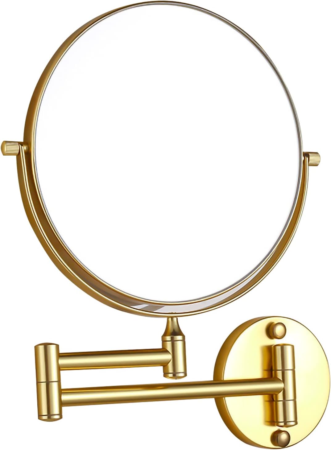 HUHJYUGE Wall Mounted Double Sided Makeup Mirror with 3X