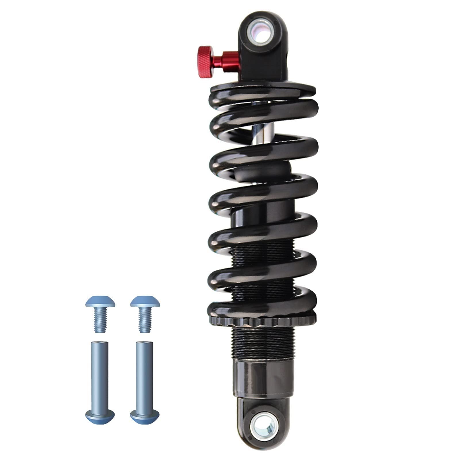 MTB-Dämpferfeder 150mm/165mm/190mm Einstellbarer Dämpfungs-Spiraldämpfer 650lbs Federung