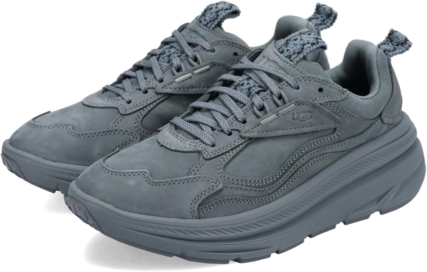 UGGスニーカー 8 (25 cm)CA1★新品 Amazon | [アグ] スニーカー レディース ヌバック レザー 厚底