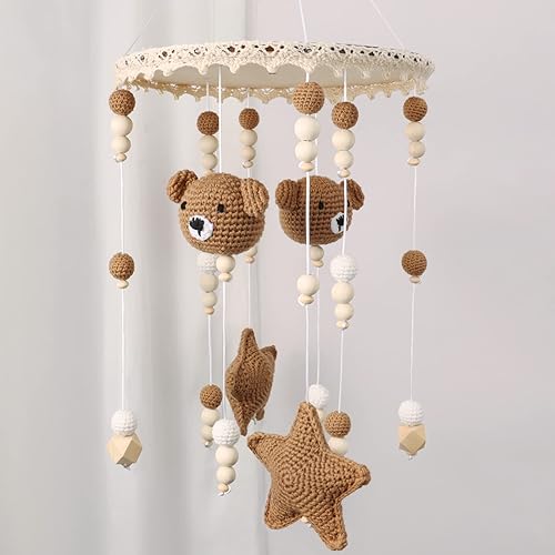 Miniatura 7 de Móvil de bebé para cuna - Móvil de cuna de elefante - Móvil de cuna boho - Móvil para cuna para niños, niñas - Móvil de bebé para cuna, paquete y