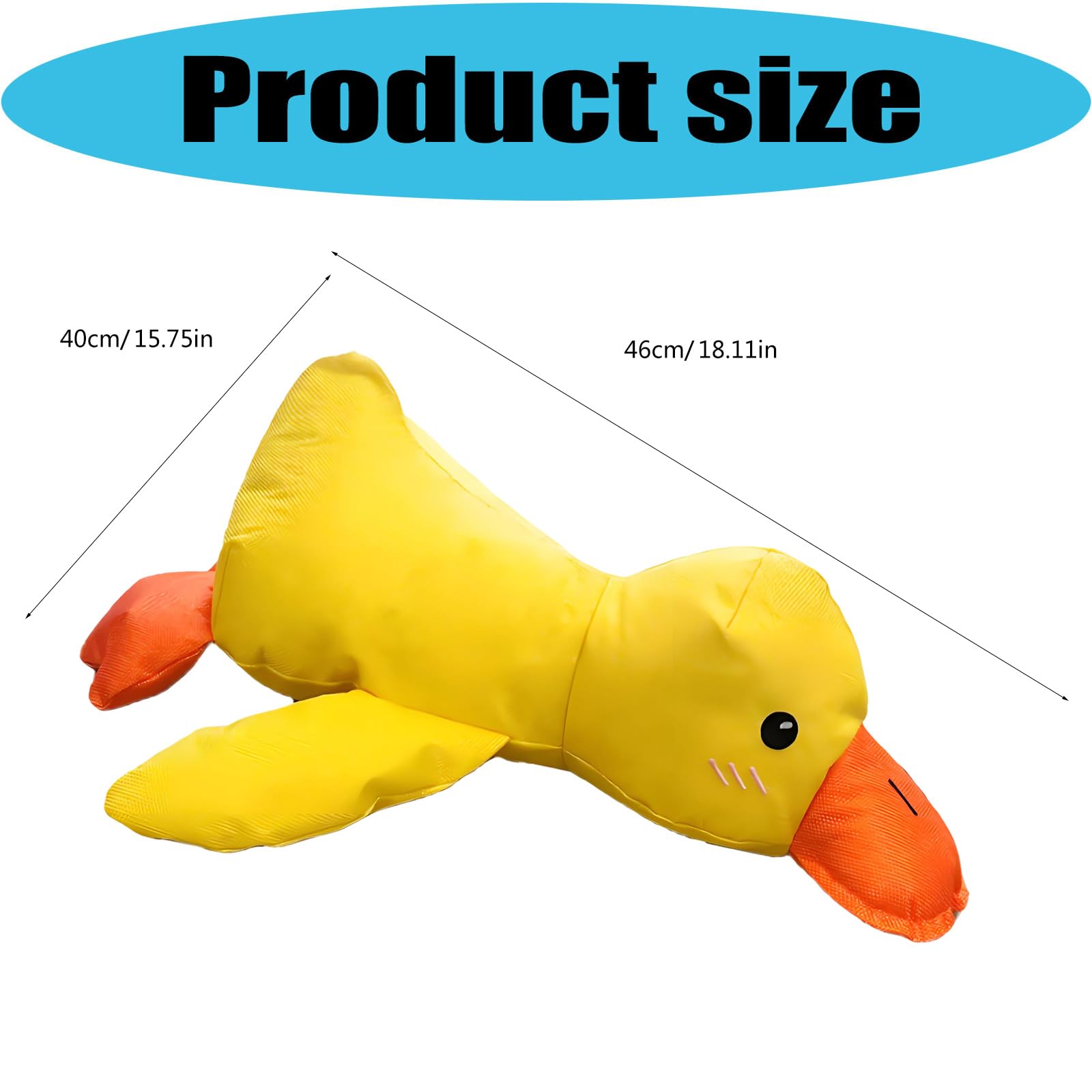 Jouet couineur en peluche pour chiens de grande taille, jouet à mâcher pour grand chien, jouet à mâcher avec son intégré pour lancer en intérieur, câliner, jouer à mâcher, jouet à mâcher pour animal