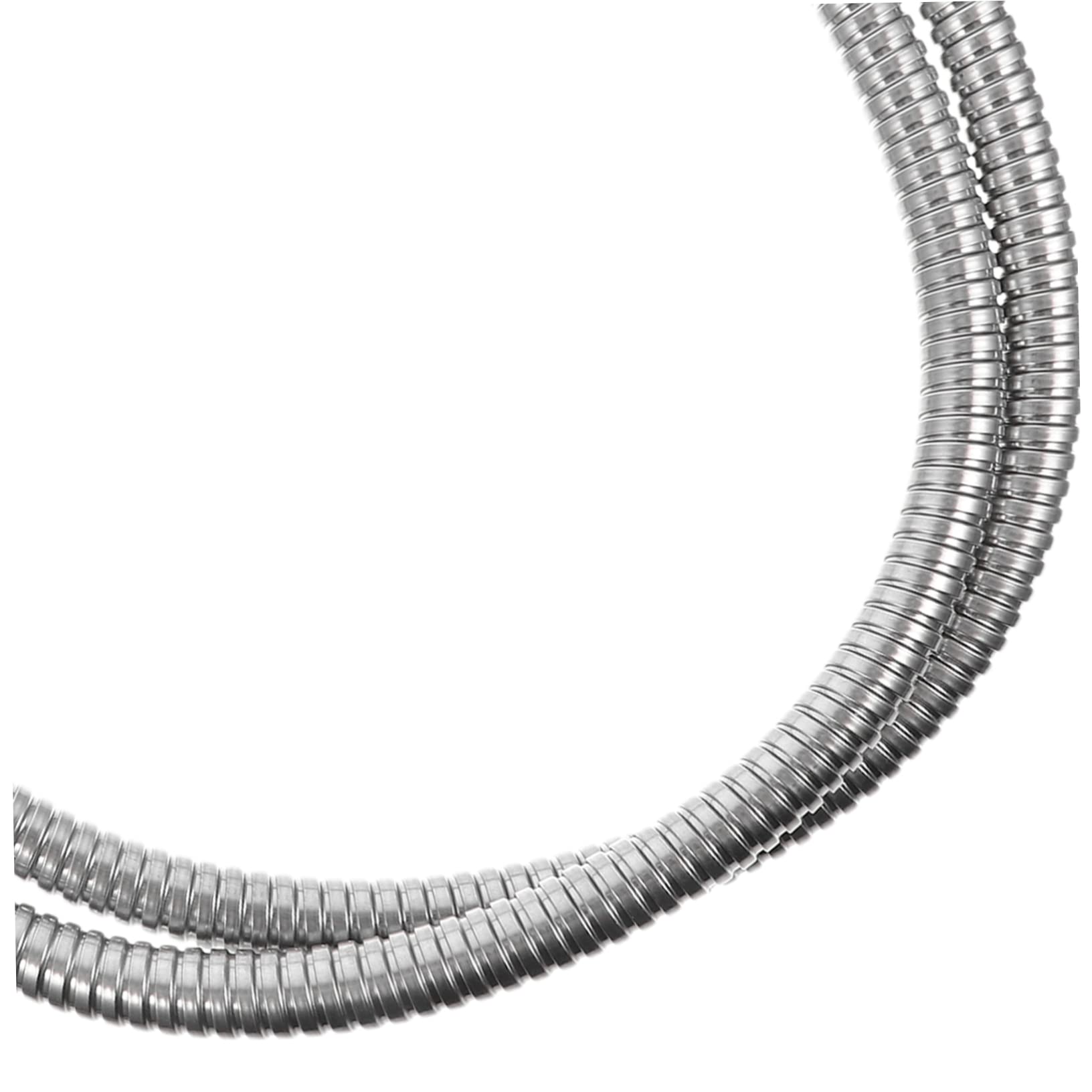 Flexibler aus Metall Edelstahl Verlängerung Gartenschlauch 1,5m 3/8 Innendurchmesser 5/8 Außendurchmesser Einfach zu Lagern und Entfernen für Gartenbewässerung