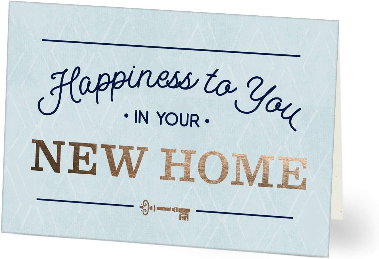 Hallmark Business (25 Pack) Congrats New Home Card (Happiness to you) for Realtors, Real Estate Agents, Insurance Agents and Bankers