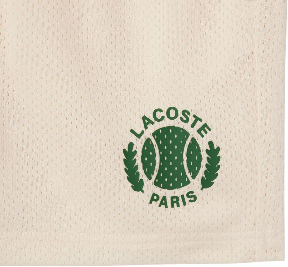 Lacoste Mens Relaxed Fit Tennis Graphic Shorts