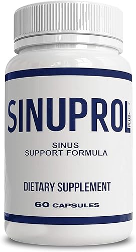 Nexus Fórmulas sinuprol - Fórmula natural para alivio de los senos nasales para molestias estacionales y goteo posnasal suplemento herbario de