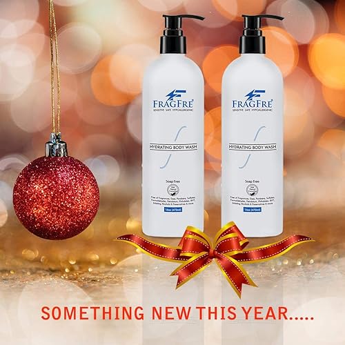 Miniatura 5 de FRAGFRE Sensitive Body Wash de 16 onzas  Limpiador corporal sin sulfato sin parabenos  Hipoalergénico para pieles delicadas y escamosas  Sin