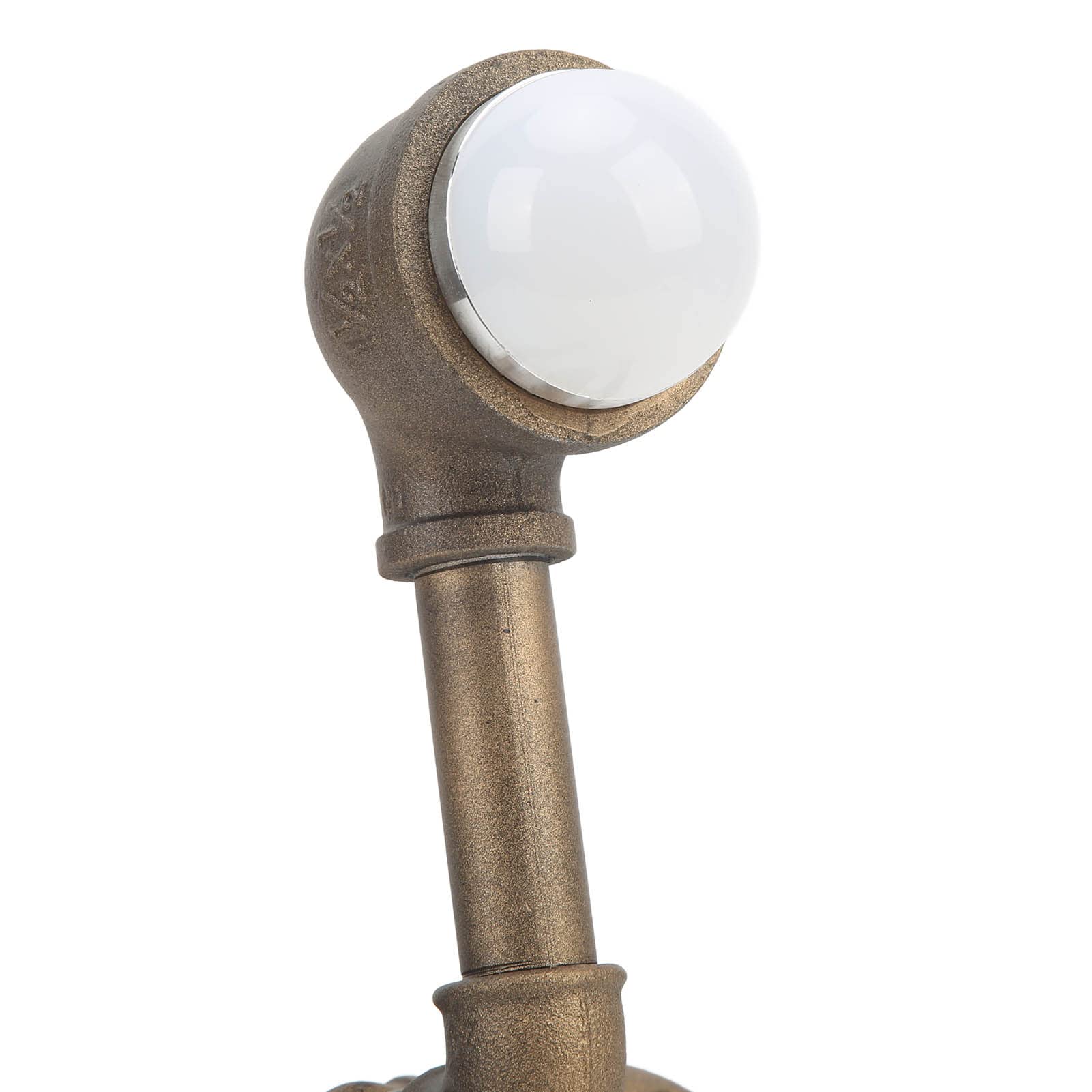 YWBL-WH Lampada Steampunk Tavolo Industriale Ferro LED Luce da Scrivania