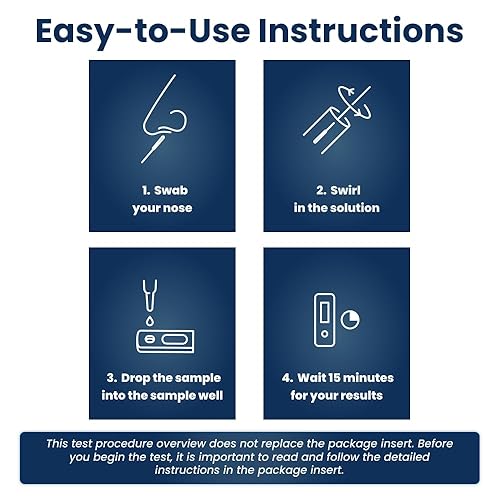 Miniatura 5 de Kit de prueba casera COVID de Flowflex, resultados rápidos en 15 minutos, kit de prueba de antígeno COVID-19 OTC de confianza, apto para FSA y HSA,