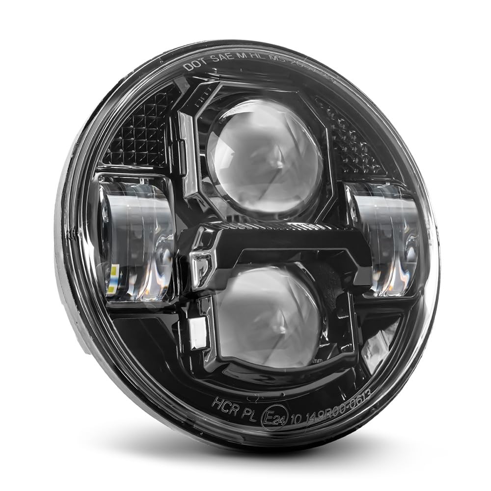 Amazon | アップグレード 5-3/4 5.75インチ LED オートバイヘッド