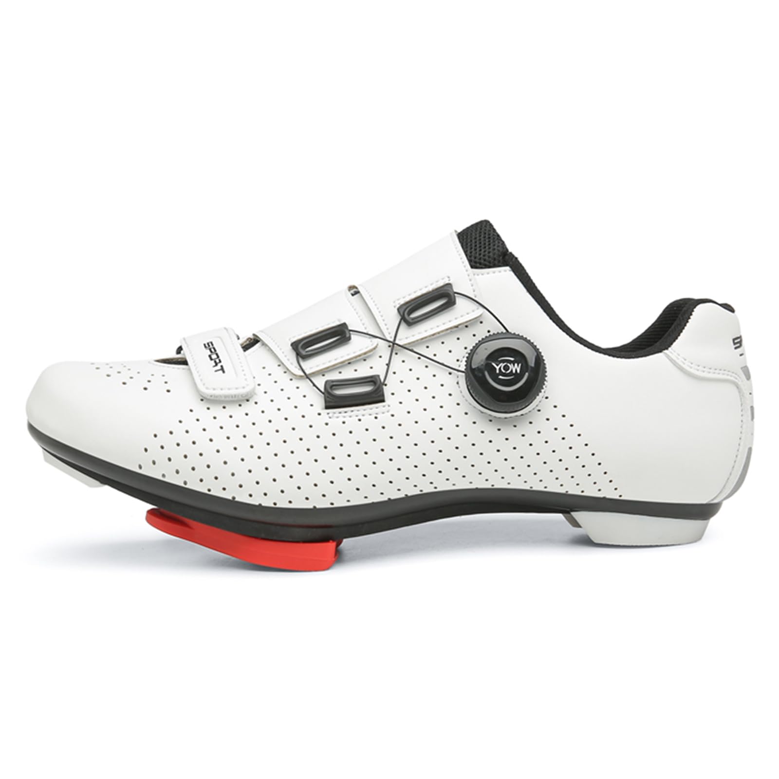 Scarpe da Ciclismo Unisex-Adulto Traspirante Ciclismo Scarpe da Ginnastica Scarpe da Bici Strada Uomo Donna Compatibile con SPD e Delta Blocco Pedale