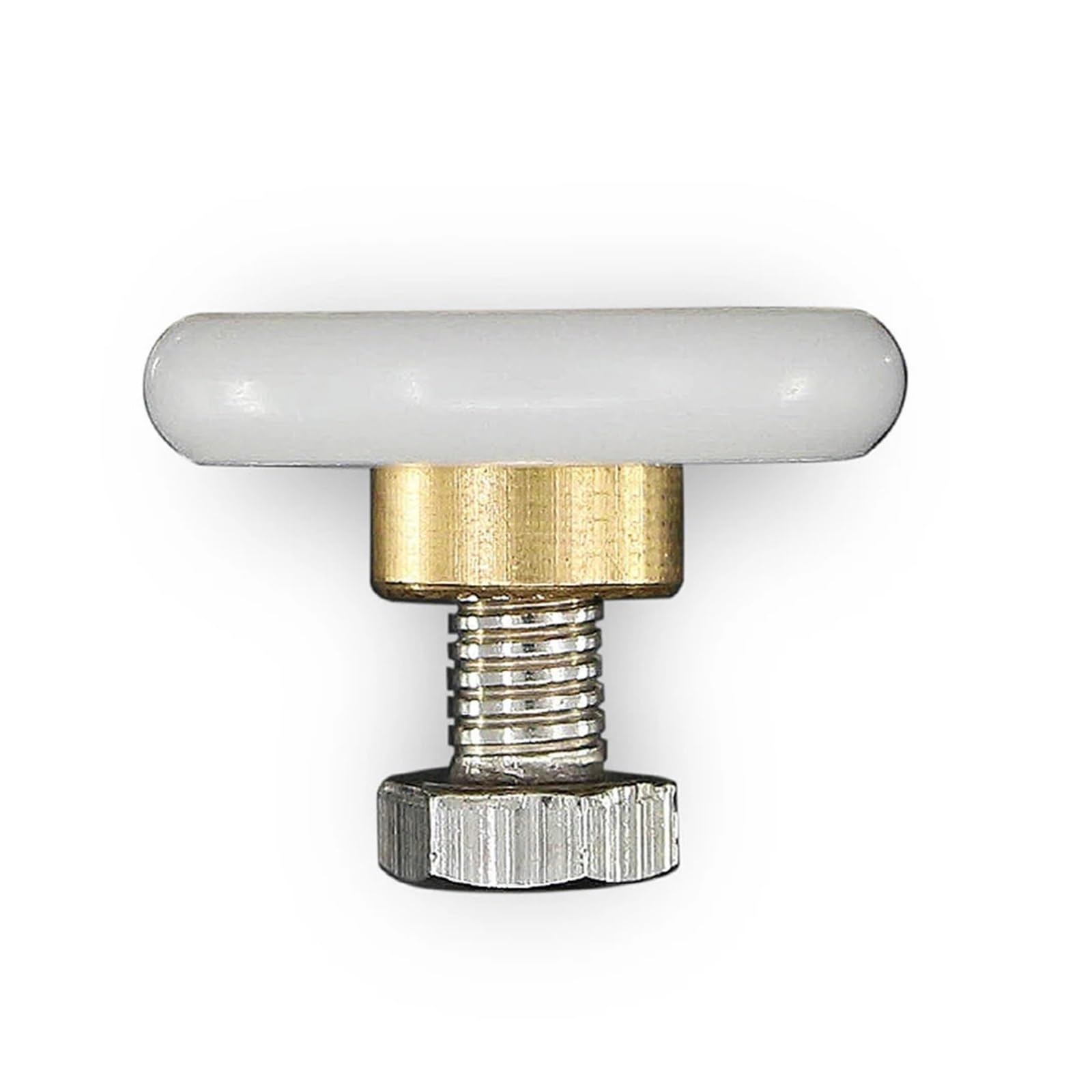 Vnakrny 23Mm Shower Door Rollers 22Pcs 20-27Mm Brass Nylon Sliding Roller Hardware