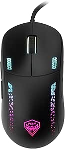 Amazon.com: Noua RGB Loop Gaming Mouse with USB Cable, Pixart 3335 ...