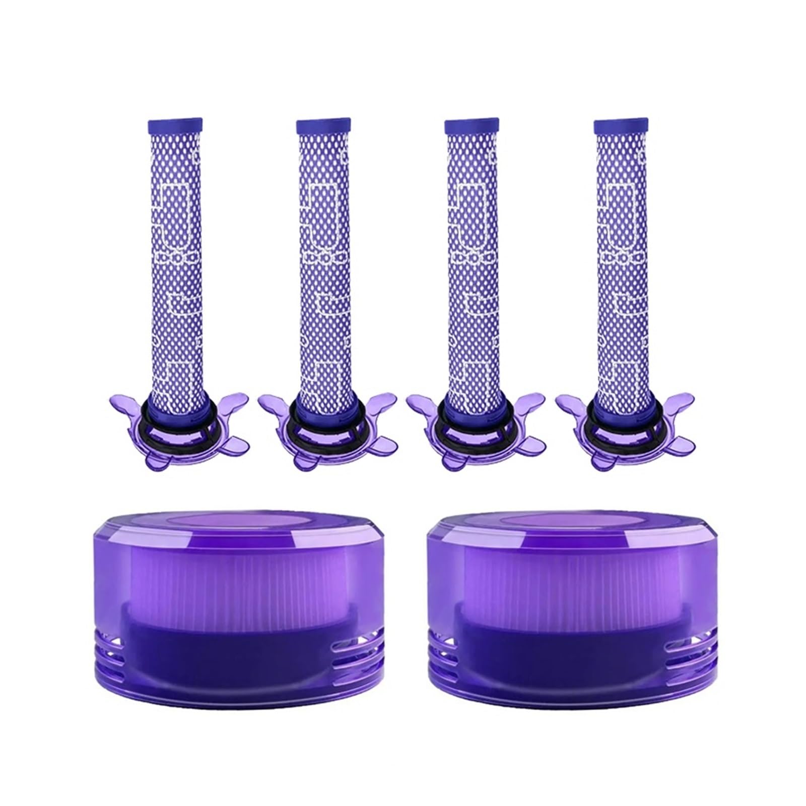 Filtro HEPA, Compatible con Dyson, V8, piezas de repuesto for aspiradora prepostfiltro, repuesto de filtro lavable(Y)