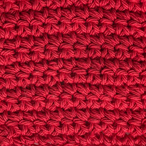 Image of Lily Sugar'n Cream 100% Cotton Yarn 6-Pack Bundle with Bella's Crafts Stitch Markers (Rainbow)