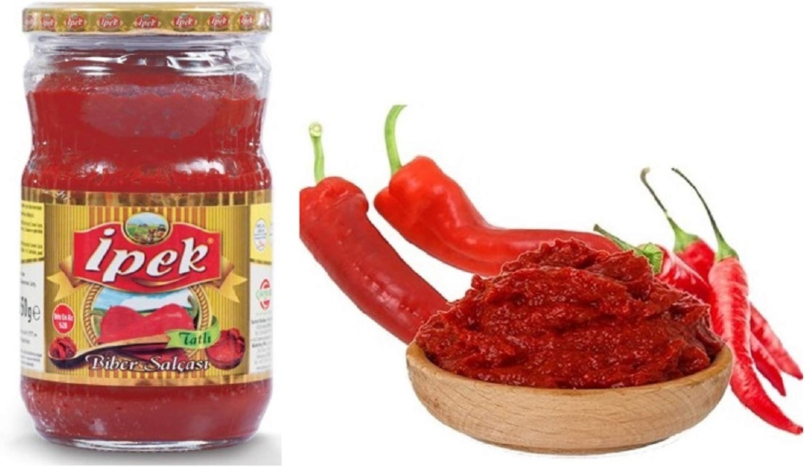 Sweet Red Pepper Paste Sauce Turkish 22.92 oz 650 gr
