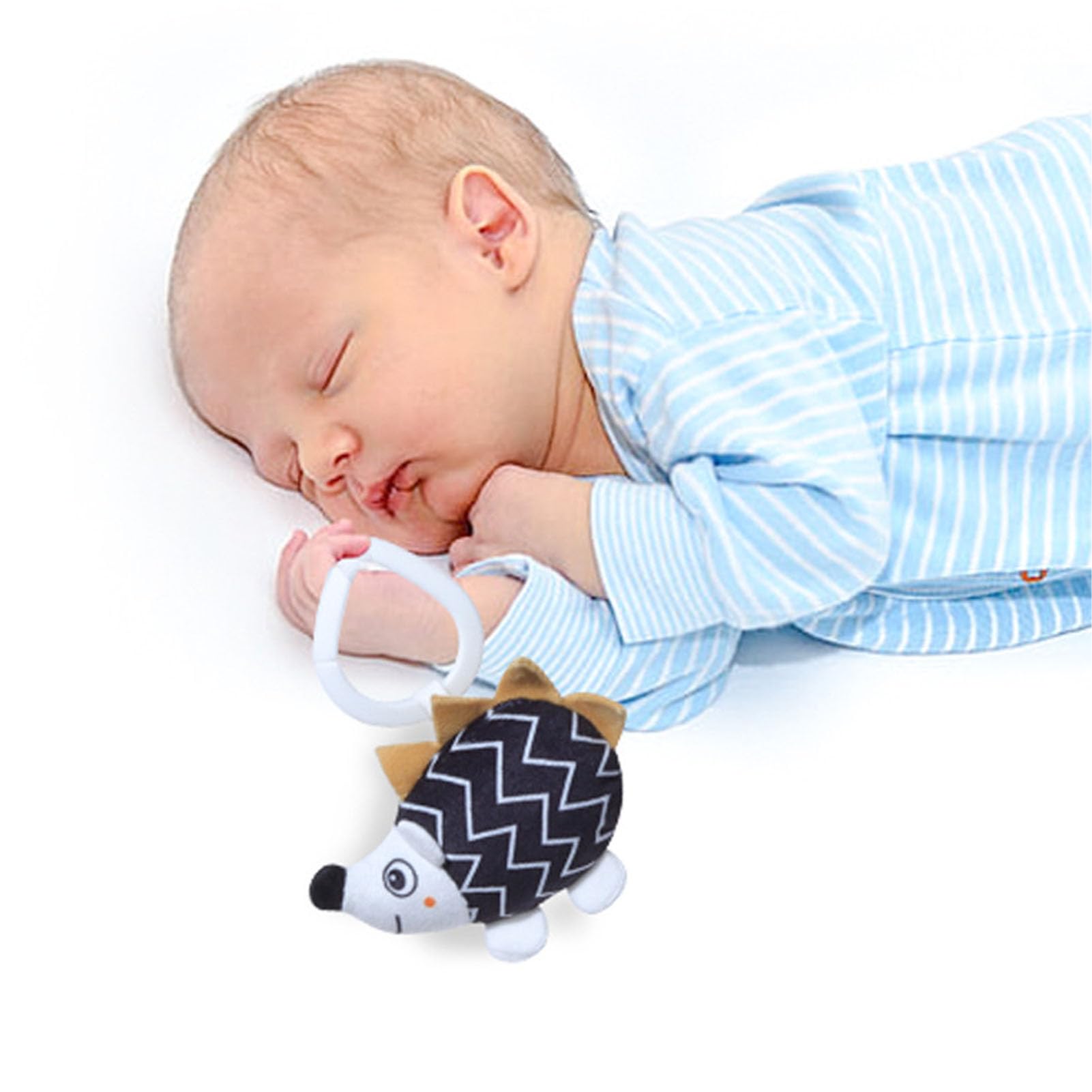 Pilipane Mobile à Clipser pour Arche de bébé, Stimulant Les Sens et développant la motricité de bébé, transat pour Poussette, matériau en Peluche Doux, léger et sûr. (Abeille)