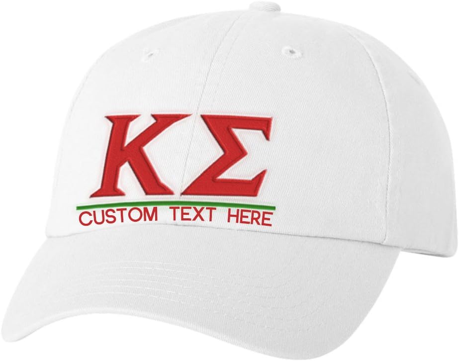 Personalized Kappa Sigma Greek Line Hat