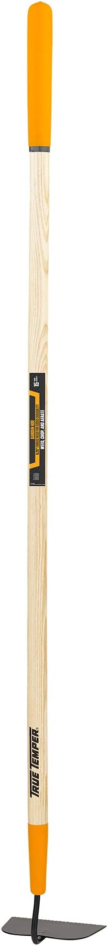 TRUE TEMPER 26099900 Welded Garden Hoe with Serrated Edge and 54 in. Hardwood Handle with Cushion Grip