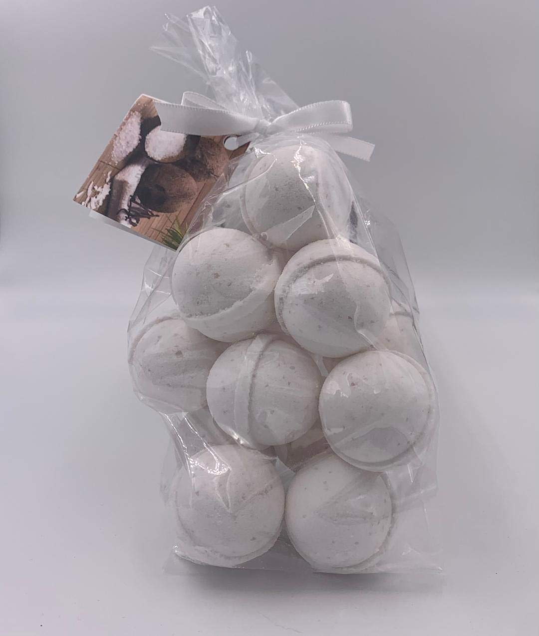 Sponsored Ad - SpaPure COCONUT VANILLA Bath Bombs - 14 Bath Fizzies with Shea Butter, Ultra Moisturizing (12 Oz) ...Great for Dry Skin (Coconut Vanilla FBA)