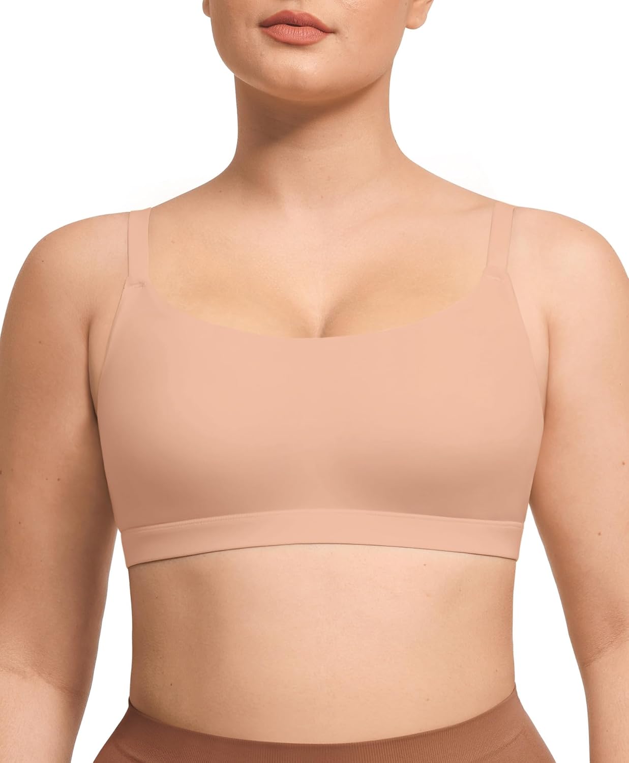 Lover-Beauty Seamless Bra for Women No Underwire Full Coverage Bras Wireless Comfortable Everyday Bra