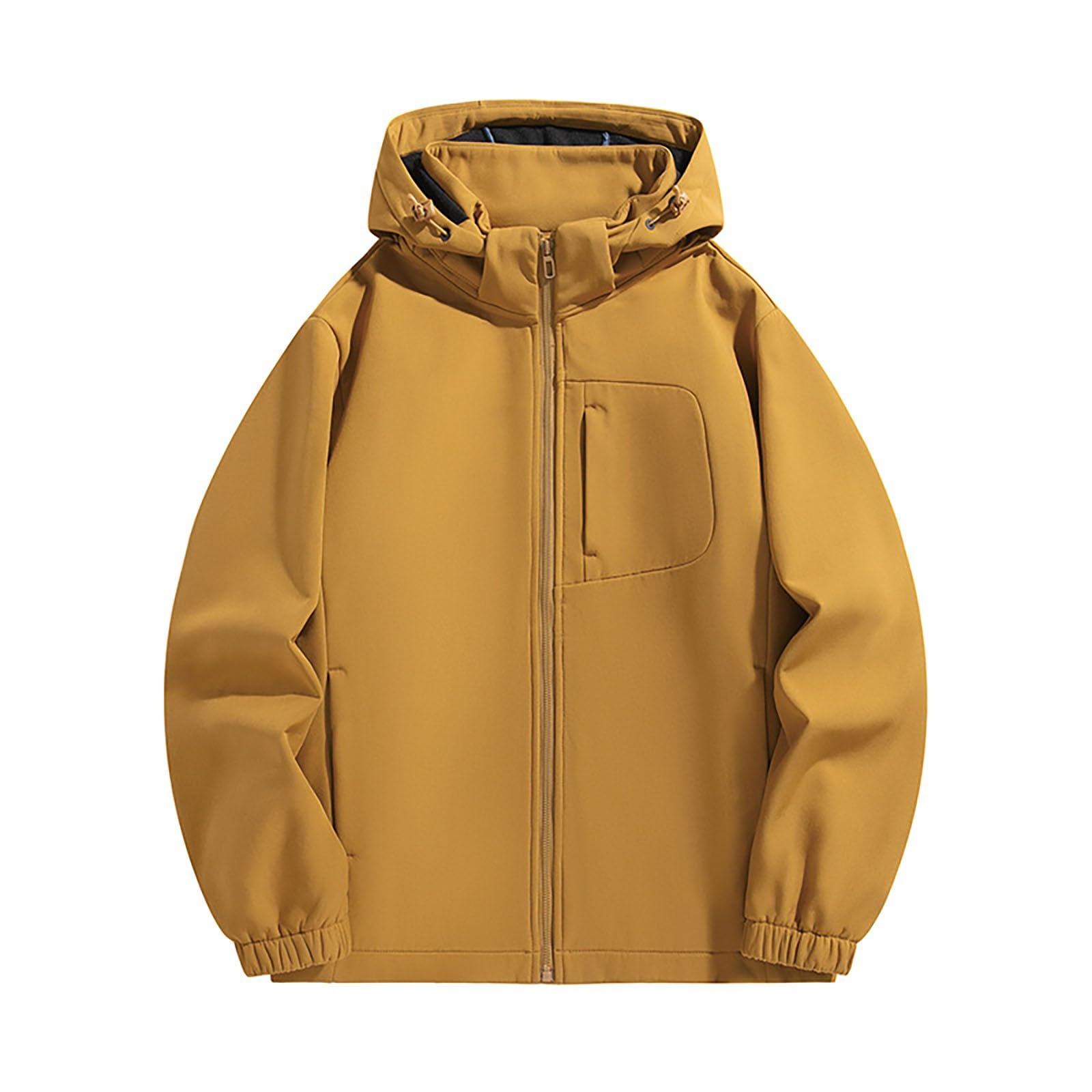 Veste de pluie tactique militaire softshell homme noire à capuche - 8