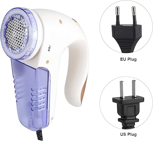 Miniatura 3 de Afeitadora de tela y removedor de pelusas, desfuzzer eléctrico portátil para suéter, cuchillas reemplazables, uso enchufable, quita pelusa de ropa
