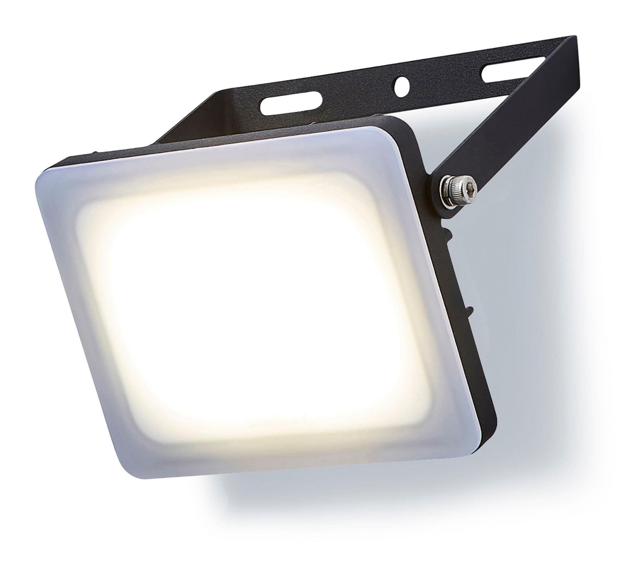Stanley SXLS38928E Frosted 20w LED Flood Light, IP65, Black, 1800lm, 6500K