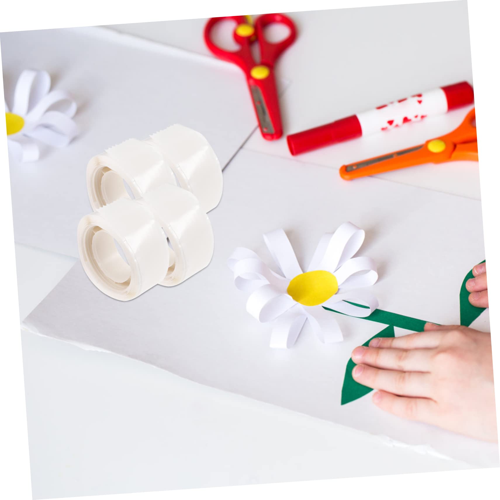 TEHAUX 3 Set Erogazione Strisce Con Adesivo Nastro A 2 Lati Punto Colla Per Palloncini Appiccicoso Adesivi Per Palloncini Nastro Adesivo Colla Adesiva Emulsione 1200 Pezzi * 3