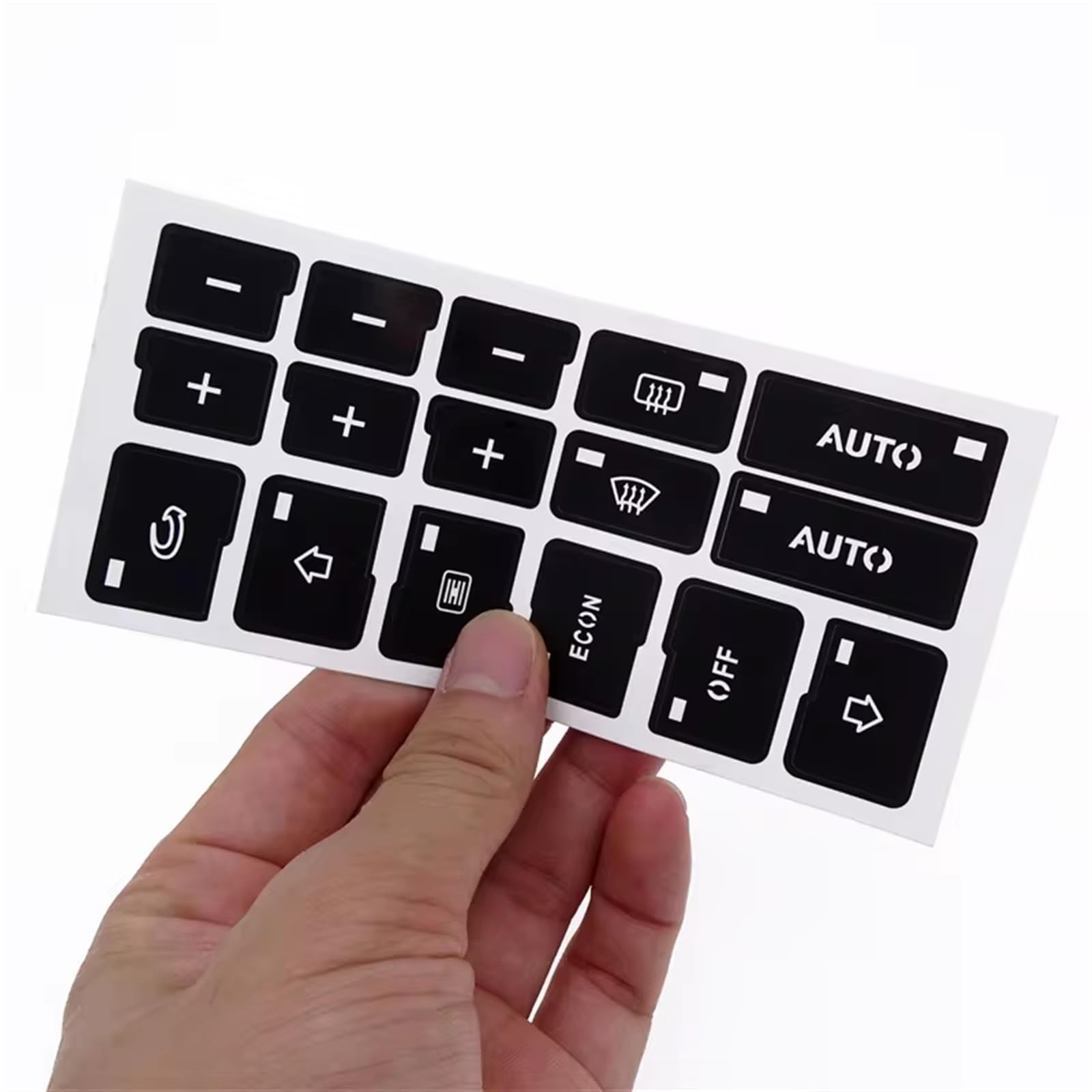 Button Repair Sticker Compatible with for A4 B6 B7 2000 2001 2002 2003 2004 Car Air Condition AC Climate Control Button Repair Stickers Decals