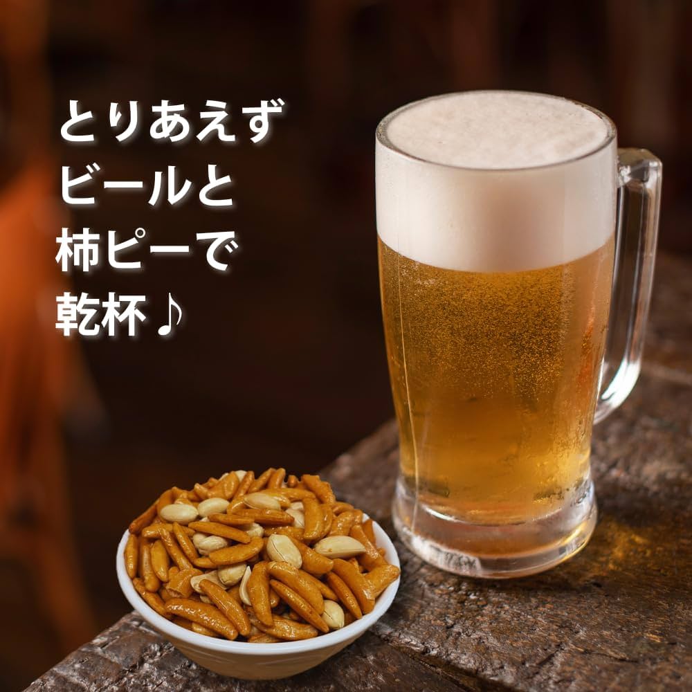 Amazon | 柿ピー 500g 柿の種 ピーナッツ 柿種 ピー柿 大容量 お徳用