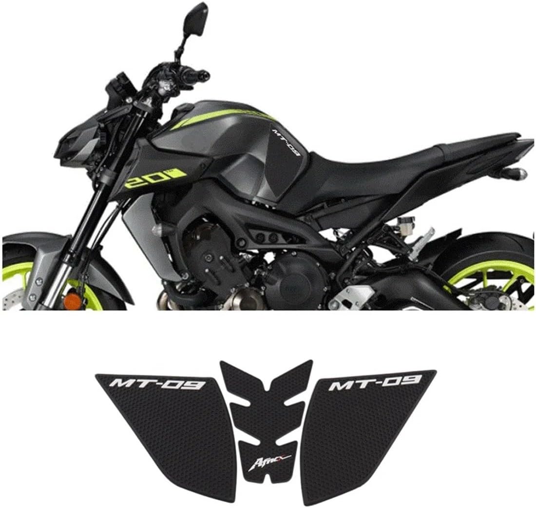 Motorcycle Gas Tank Protectors, Motorcycle Non-Slip Side Fuel Tank Pad Stickers Rubber Sticker for Y&AMAHA MT-09 2021 2022 Accessories