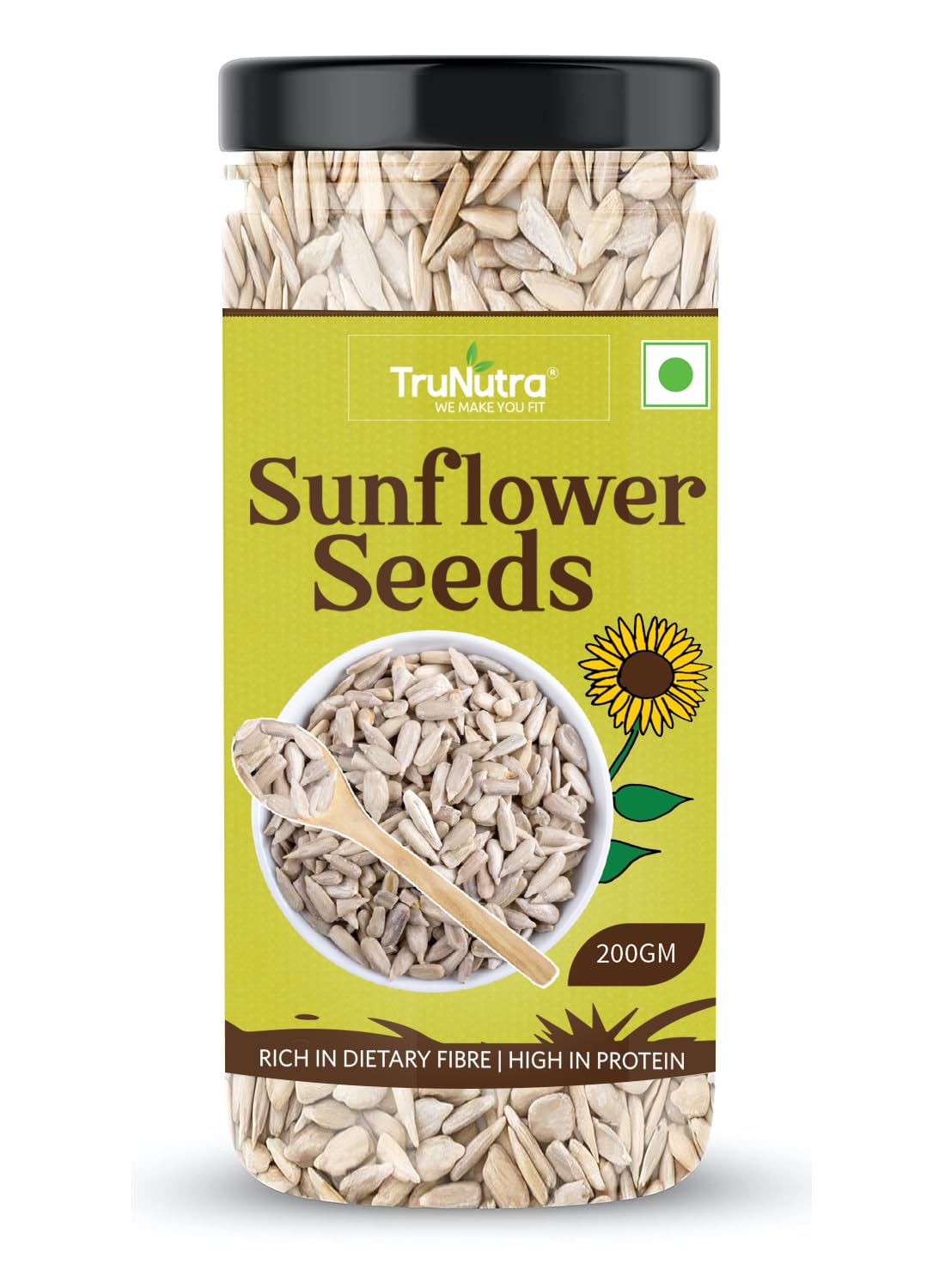 TruNutra Raw Sunflower Seeds for eating, 200 g | Gluten free, Immunity Booster, Rich in Vitamin E & Fibre, Good for weight loss | Superfood, Healthy Snack (B0B1XDFFWC) Amazon Price History, Amazon Price Tracker