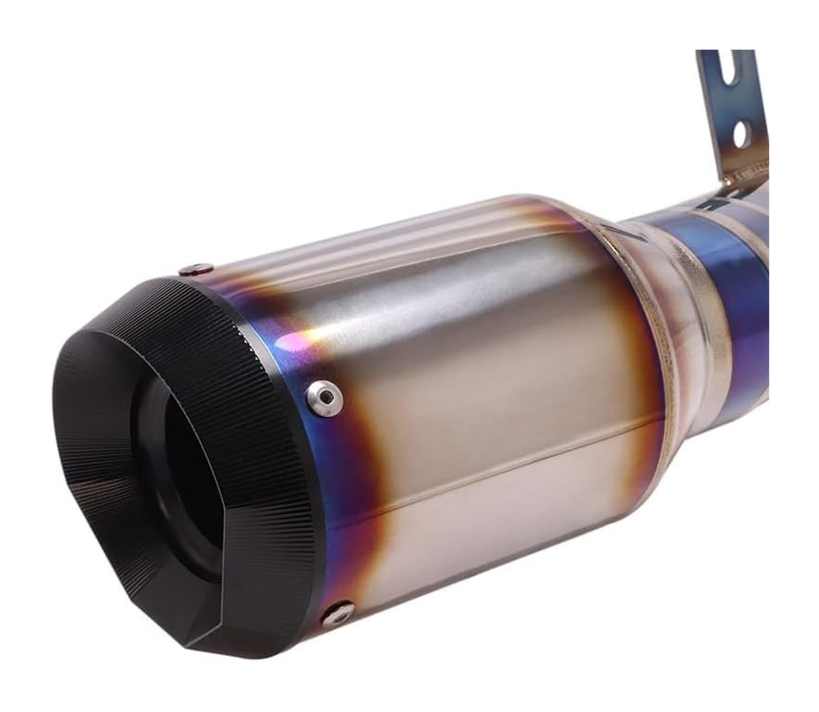 Auspuff Abgasanlage Für Kawasaki Für ZX-10R Für ZX10R 2016-2021 Titanlegierung Modifizierter Escape Modify Link Schalldämpfer Slip On Pipe Motorradauspuff Motorrad(2)