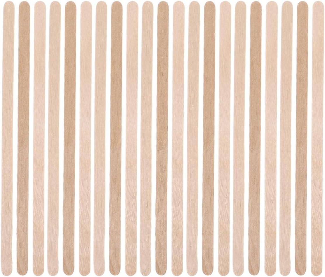 500 Pcs Wooden Coffee Stirrer Sticks 14cm Disposable Beverage Stir Sticks Made of Eco-friendly Wood, Reliable and Versatile Use for Coffee and Hot Chocolates in Kitchen or Café