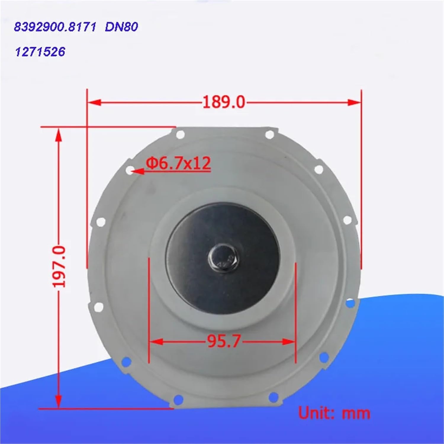 1pc 8392900.8171 Pulse Valve 1271526 DN80 Diaphragm Repair Kit(1268274)