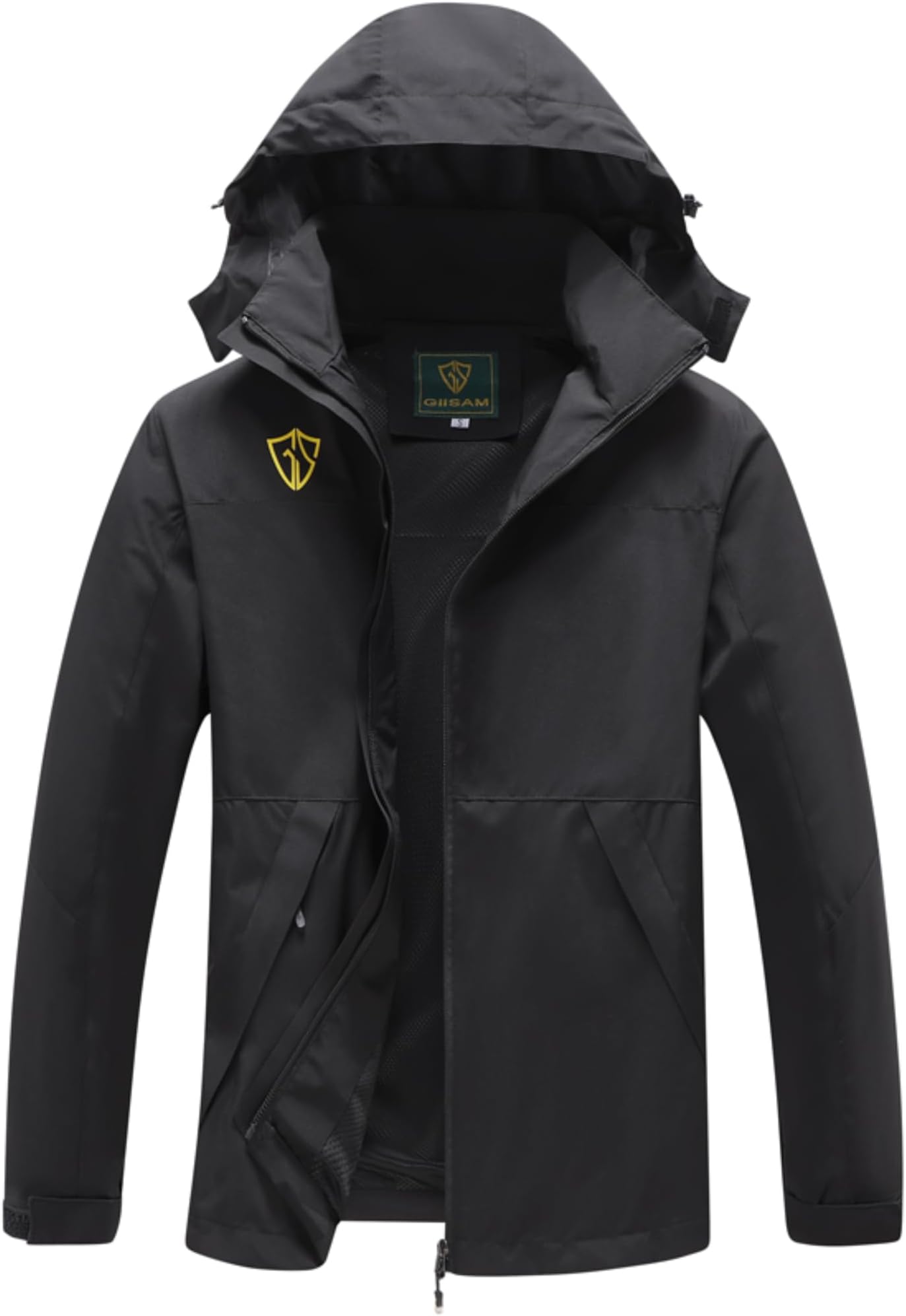 GIISAMRain Jacket for Women, Women's Waterproof Lightweight Rain Jackets Packable Raincoat Windbreaker Coat with Hood