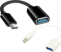 Cabo Adaptador USB Otg Fêmea Tipo C Macho para Pendrive Usb Celular Tablete Notebook