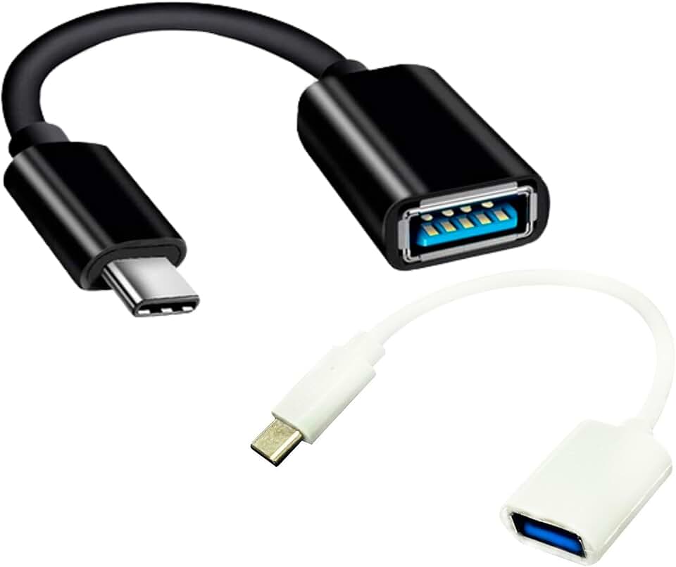 Cabo Adaptador USB Otg Fêmea Tipo C Macho para Pendrive Usb Celular Tablete Notebook