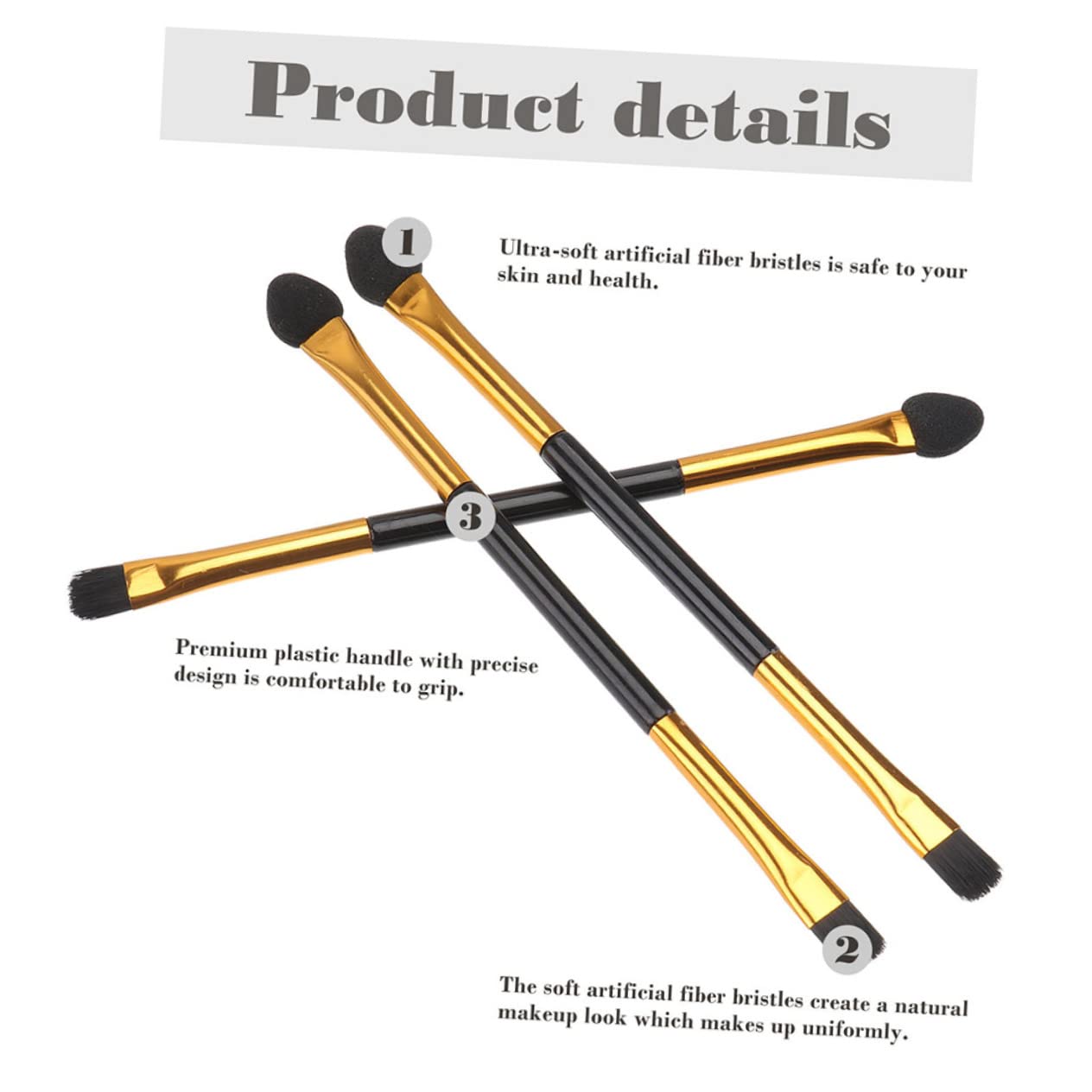 Didiseaon Makeup Brushes Eyeshadow Set 20pcs Mini Size Strong Adhesion for Mom/sister/girlfriend