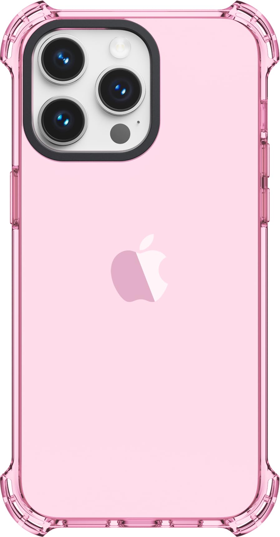 Simapu Protective Case for iPhone 15 Pro, Cute Clear Phone Case with Screen Protector + Camera Lens Protector,Neon Cases Women Accessories Soft Silicone Air Corners Guard Cover for iPhone 15pro 6.1"