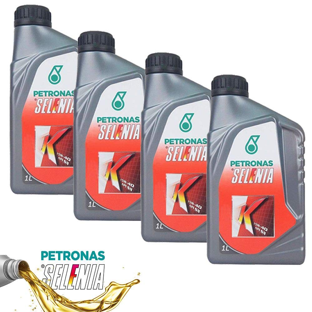 Kit 4 Litros Oleo Motor Selenia K 15w40 S. Sintetico