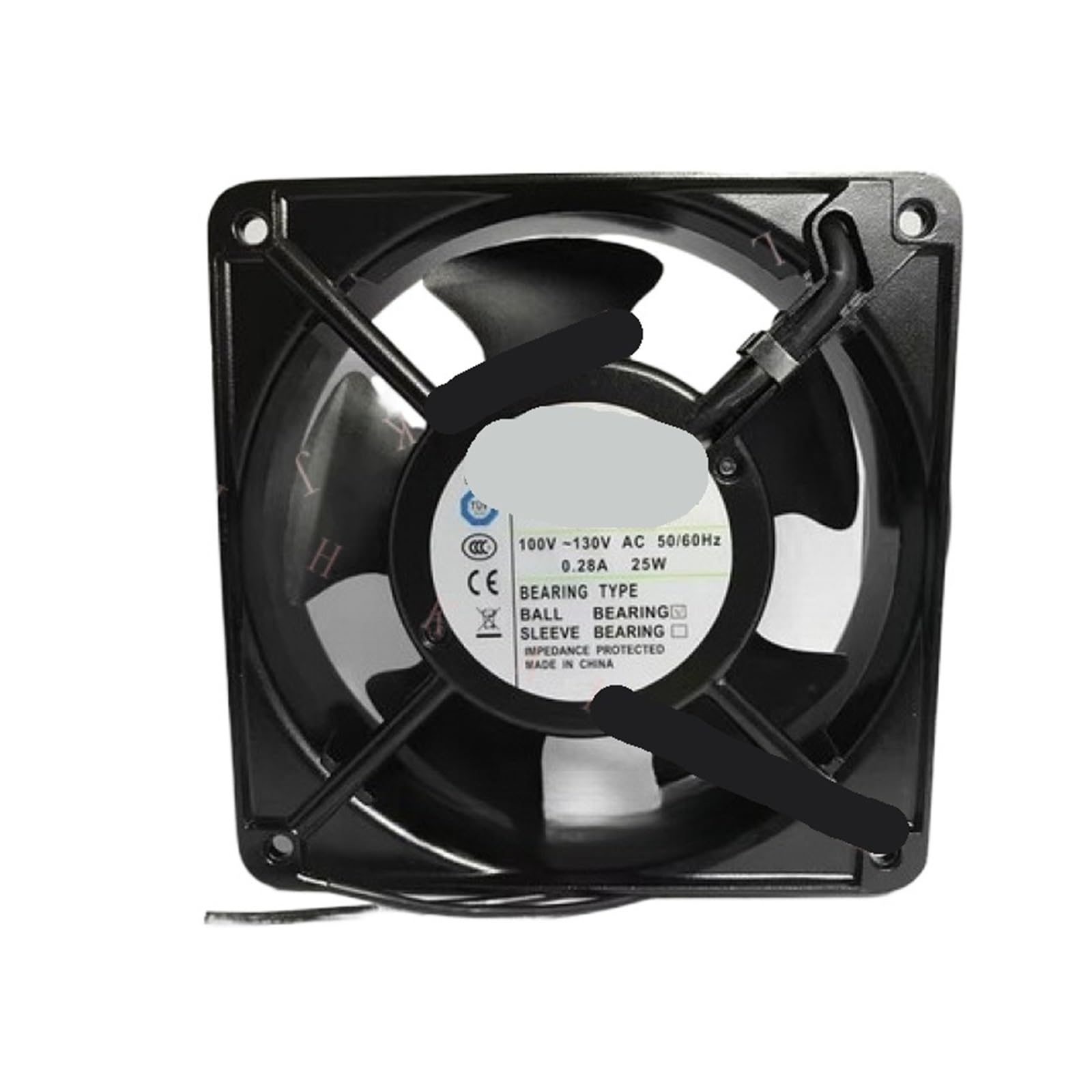 LWJYIPETZQ M115BA1H 100-130V 0.28A 25W 12CM Cooling fan
